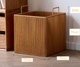 AirLinen Design Wäschekorb – Atmungsaktive Mesh-Wäschebox mit Griffen | Leicht & Stilvoll | Platzsparende Aufbewahrung