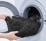 VelouraSpa Chenille-Badematte Premium – Flauschige Duschmatte | Rutschhemmend | Maximale Saugkraft