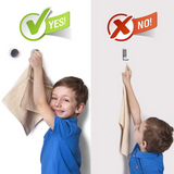 StickMount Pro Selbstklebender Handtuchhalter Wandhalterung ohne Bohren | runder Handtuchhaken für Bad & Küche | platzsparende Premium-Klebemontage